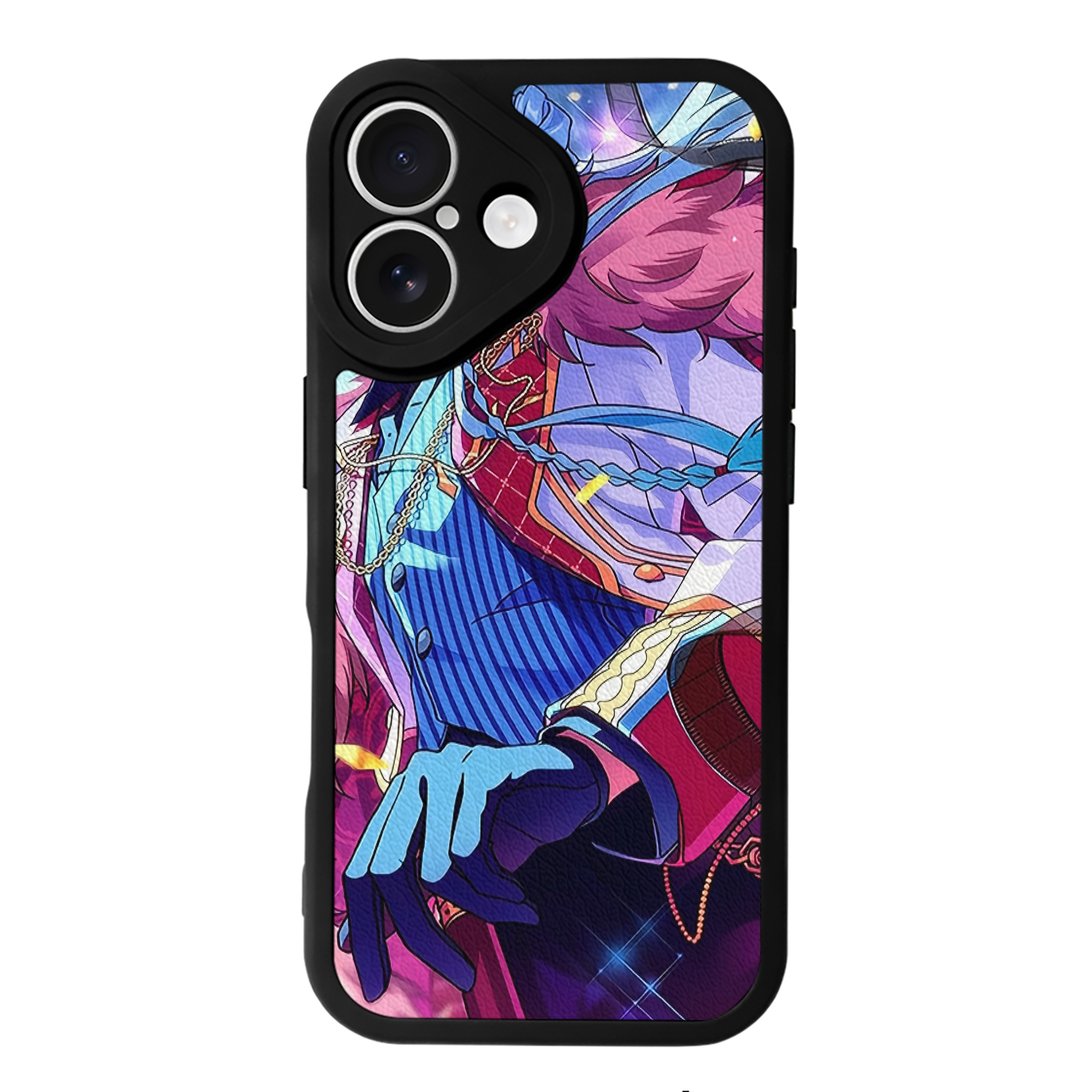 （画像用） あんさんぶるスターズ! Ensemble Stars 【iPhone 16シリーズ対応】シリコンスマホケース（レザー調） 材質：シリコン